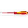98 20 40 Screwdrivers for slotted screws insulating multi-component handle, VDE-tested burnished 202 mm